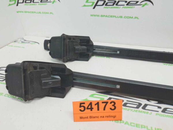 Bagażnik dachowy bazowy belki poprzeczki Oryginał Mont Blanc na relingi