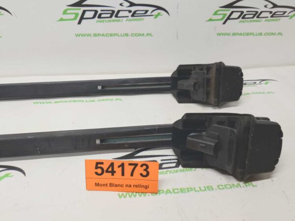 Bagażnik dachowy bazowy belki poprzeczki Oryginał Mont Blanc na relingi