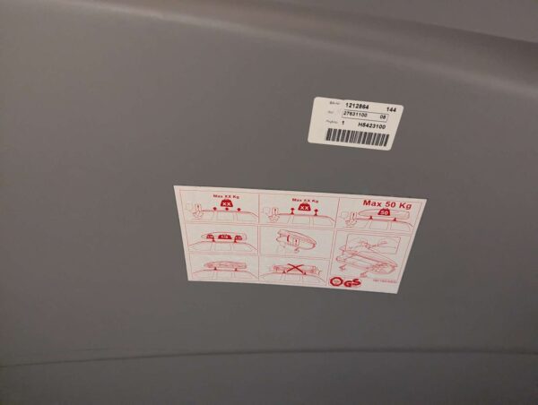 Box boks bagażnik dachowy box Thule Pacific 100. 139x90x39cm