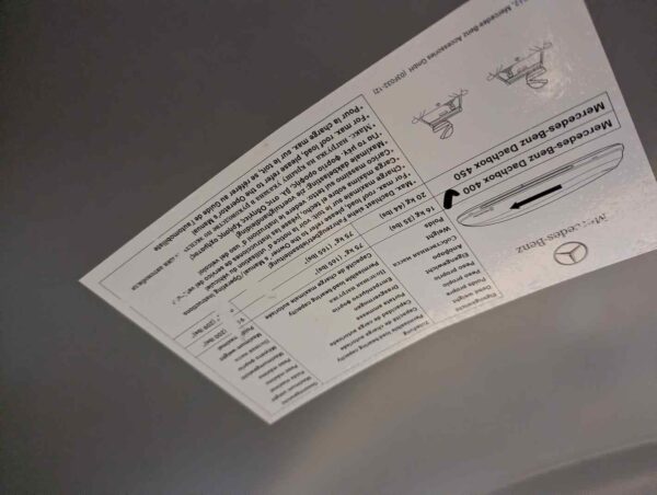 Box boks bagażnik dachowy  Mercedes Dachbox 400