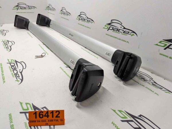 Bagażnik dachowy bazowy belki poprzeczki BMW X4 G02, X4M F98, 18-25