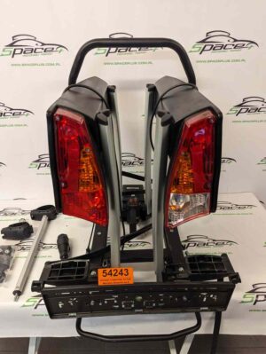 PXL_20251125_121525974_scaled.jpg Uchwyt bagażnik rowerowy platforma na hak Menabo Antares na 2 rowery