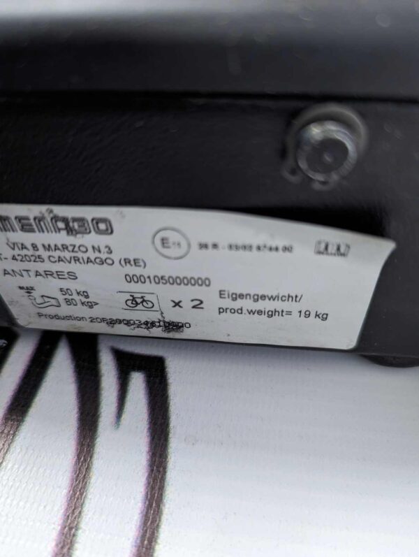 Uchwyt bagażnik rowerowy platforma na hak Menabo Antares na 2 rowery