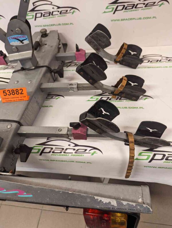 Uchwyt bagażnik rowerowy platforma na hak Condor na 3 rowery