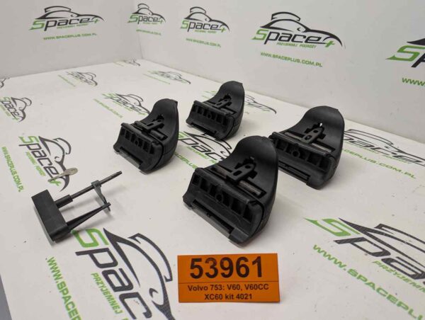 Stopy bagażnika dachowego z kitem Volvo V60, V60CC Cross Country Y20, XC60