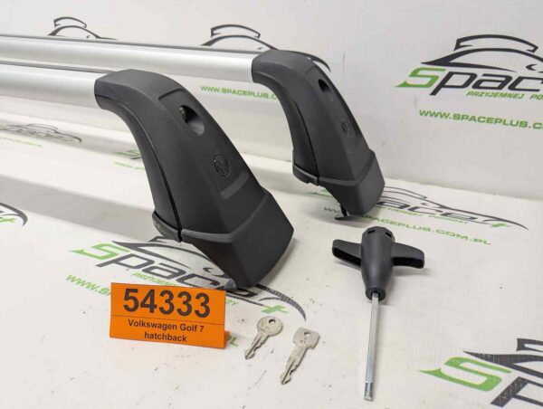 Bagażnik dachowy bazowy belki poprzeczki Volkswagen Golf 7 hatchback