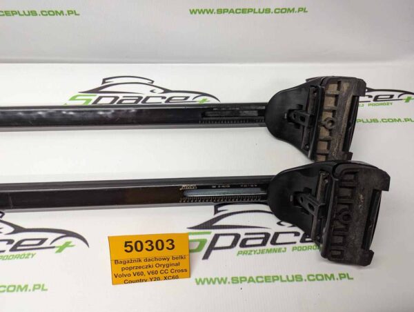 PXL_20231213_092204569_scaled.jpg Bagażnik dachowy bazowy belki poprzeczki Oryginał Volvo V60, V60CC Cross Country Y20, XC60