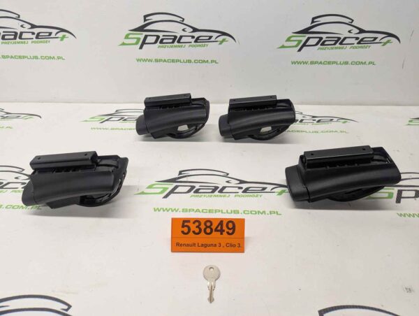 PXL_20251204_145527116_scaled.jpg Stopy bagażnika dachowego Renault na otwarte relingi Laguna 3 , Clio 3.