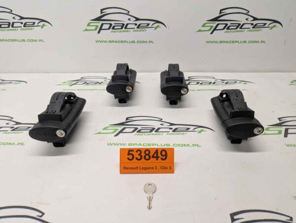 PXL_20251204_145614080_scaled.jpg Stopy bagażnika dachowego Renault na otwarte relingi Laguna 3 , Clio 3.