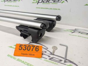 PXL_20251212_143441322_scaled.jpg Bagażnik dachowy bazowy belki poprzeczki na otwarte relingi Toyota 102cm