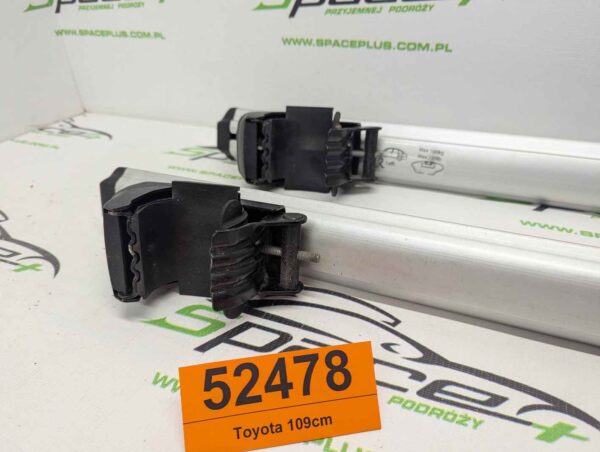 Bagażnik dachowy bazowy belki poprzeczki na otwarte relingi Toyota 109cm