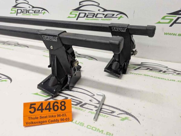 Bagażnik dachowy bazowy belki poprzeczki Thule Seat Inka 96-03, Volksvagen Caddy 96-03