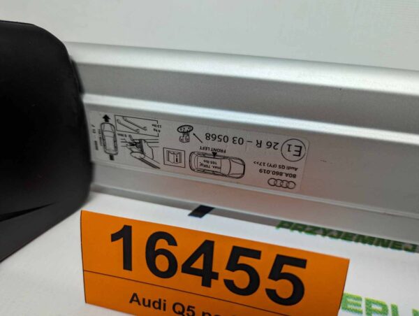 Bagażnik dachowy bazowy belki poprzeczki Audi Q5 po 2017