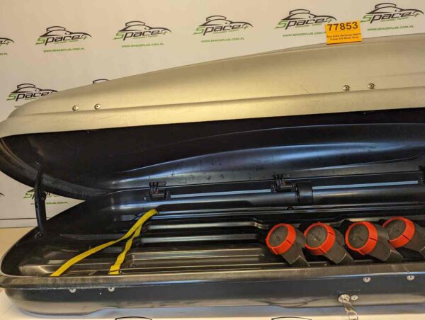 Box boks dachowy Hapro Traxer 6.6 Silver Grey 191x81x42cm