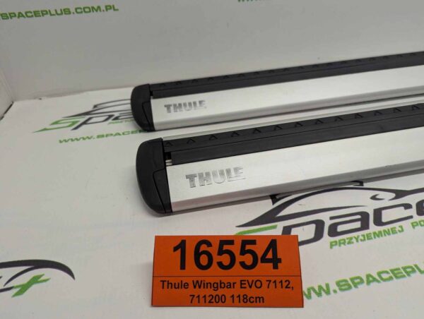 Bagażnik dachowy bazowy belki poprzeczki Thule Wingbar EVO 7112, 711200 118cm
