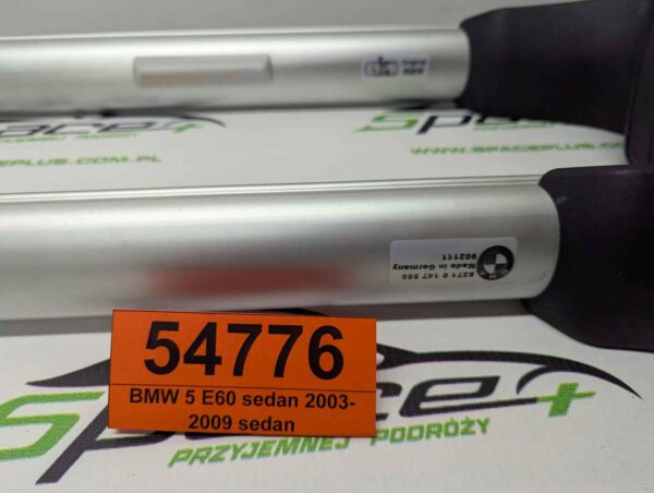 Bagażnik dachowy bazowy belki poprzeczki BMW 5 E60 Sedan 2003-2009 Sedan