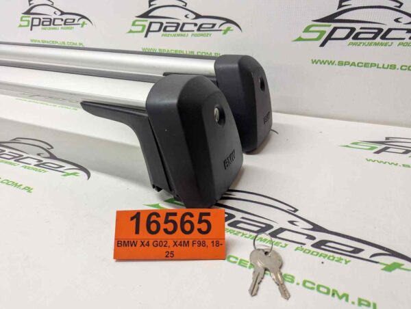 Bagażnik dachowy bazowy belki poprzeczki BMW X4 G02, X4M F98, 18-25