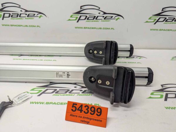 Bagażnik dachowy bazowy belki poprzeczki Atera na zintegrowane relingi