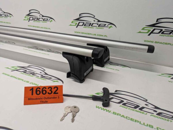Bagażnik dachowy bazowy belki poprzeczki Oryginał poprzeczki Mitsubishi Outlander 3 Thule