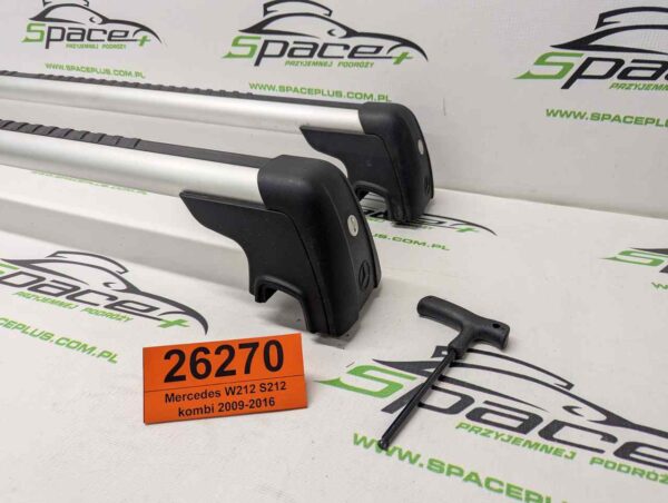 Bagażnik dachowy bazowy belki poprzeczki Mercedes W212 S212 kombi 2009-2016