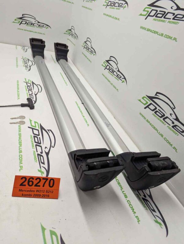 Bagażnik dachowy bazowy belki poprzeczki Mercedes W212 S212 kombi 2009-2016