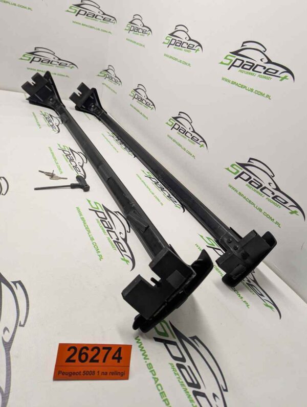 Bagażnik dachowy bazowy belki poprzeczki Peugeot 5008 1 na relingi