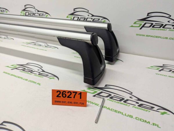 Bagażnik dachowy bazowy belki poprzeczki Oryginał BMW E87, E90, E91, F20