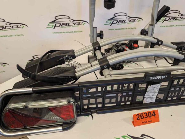 Uchwyt bagażnik rowerowy platforma na hak na 2 rowery Eufab Jake