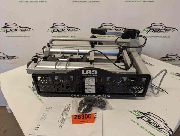 Uchwyt bagażnik rowerowy platforma na hak na 2 rowery LAS Premium