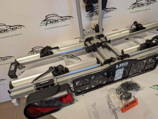 Uchwyt bagażnik rowerowy platforma na hak na 2 rowery LAS Premium