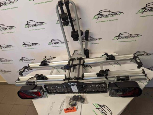 Uchwyt bagażnik rowerowy platforma na hak na 2 rowery LAS Premium