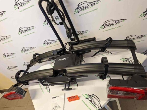 Uchwyt bagażnik rowerowy platforma na hak na 2 rowery Favoto