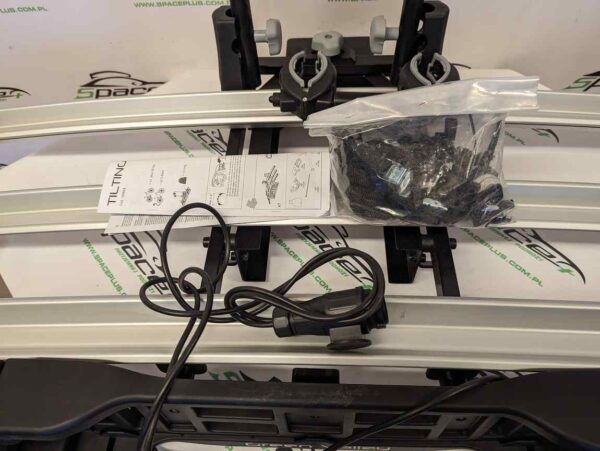 Uchwyt bagażnik rowerowy platforma na hak na 3 rowery Green Valley Tilting