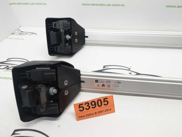 Bagażnik dachowy bazowy belki poprzeczki Opel Zafira B 2007-2014