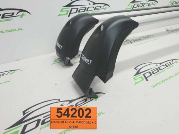 Bagażnik dachowy bazowy belki poprzeczki Renault Clio 4, hatchback 5 drzwi