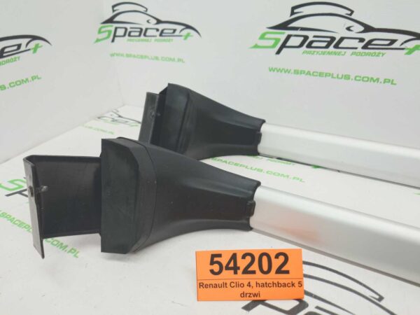 Bagażnik dachowy bazowy belki poprzeczki Renault Clio 4, hatchback 5 drzwi