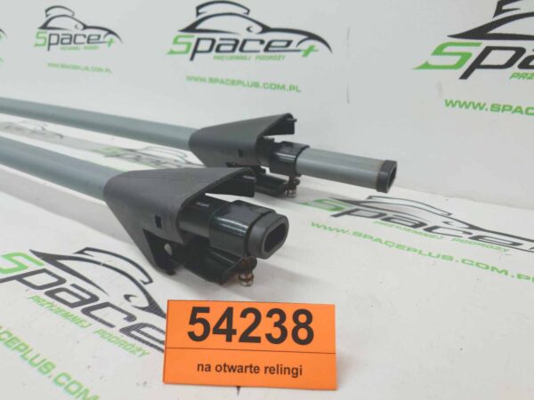 Bagażnik dachowy bazowy belki poprzeczki na otwarte relingi uniwersalne