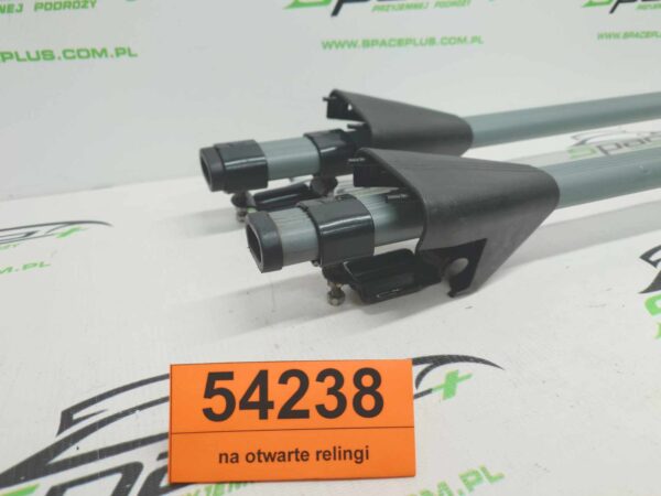 Bagażnik dachowy bazowy belki poprzeczki na otwarte relingi uniwersalne