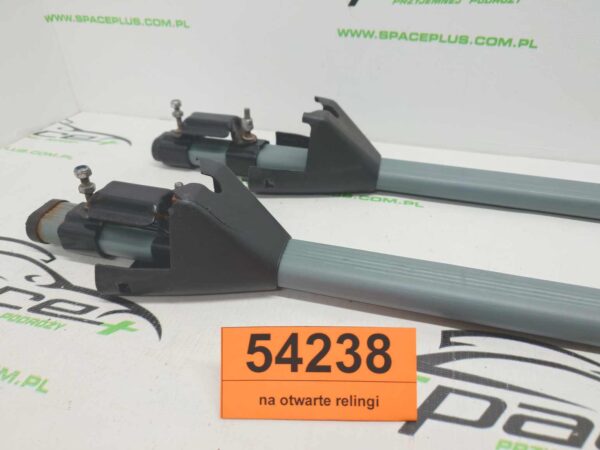 Bagażnik dachowy bazowy belki poprzeczki na otwarte relingi uniwersalne