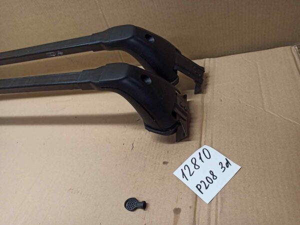 Bagażnik dachowy bazowy belki poprzeczki Oryginał Peugeot 208, 3 drzwi
