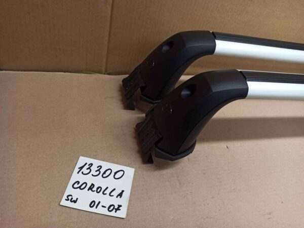 Bagażnik dachowy bazowy belki poprzeczki Toyota Corolla kombi na zwykly dach 2006-2013