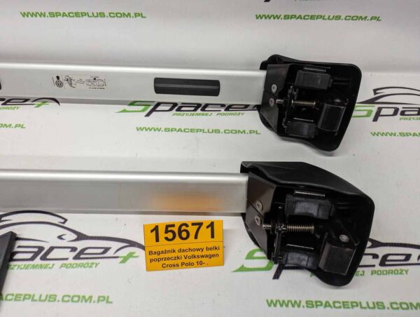 Bagażnik dachowy bazowy belki poprzeczki Volkswagen Cross Polo 10- .