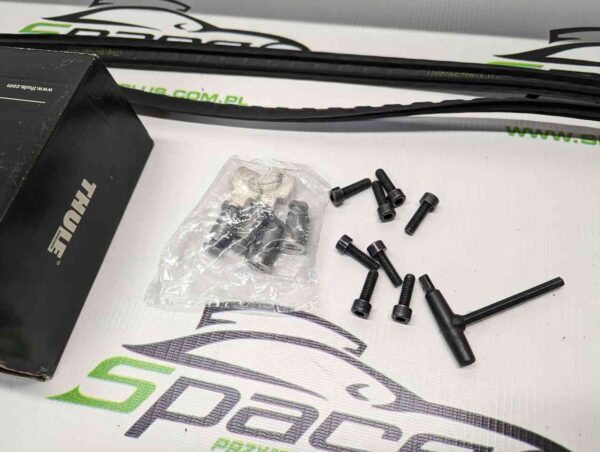 Bagażnik dachowy Thule Wingbar Edge Czarny 9591B + Kit 3168 183168