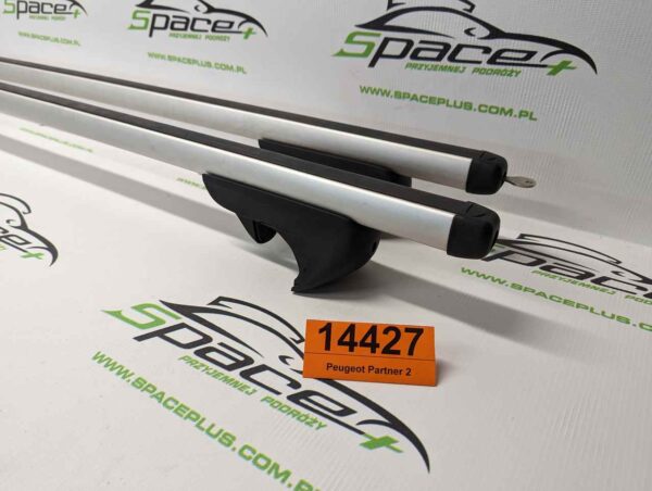 Bagażnik dachowy bazowy belki poprzeczki Peugeot Partner 2 08-18