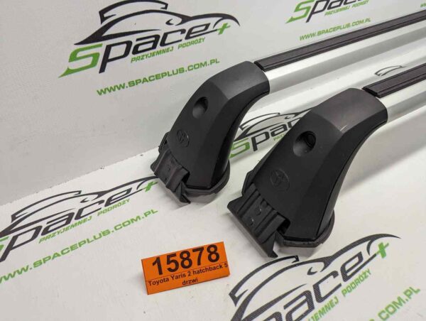 Bagażnik dachowy bazowy Oryginał belki poprzeczki Toyota Yaris 2 hatchback 5 drzwi