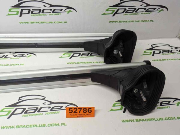 Bagażnik dachowy bazowy belki poprzeczki w punkty dachowe Farad L=120cm, max 122cm