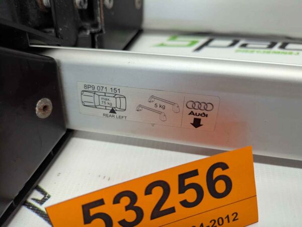 Bagażnik dachowy bazowy belki poprzeczki Audi A3 8P 2004-2012