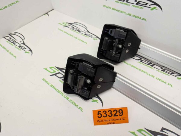 Bagażnik dachowy bazowy belki poprzeczki Opel Astra H kombi na relingi.