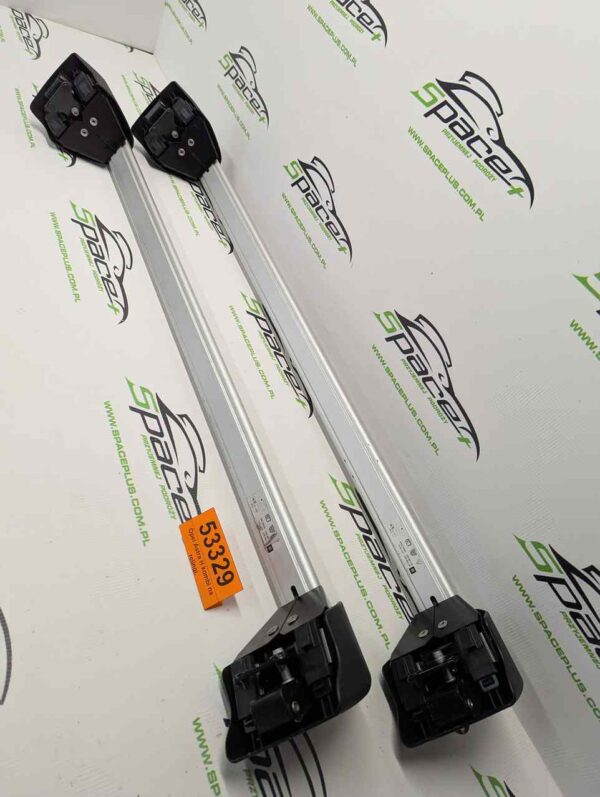 Bagażnik dachowy bazowy belki poprzeczki Opel Astra H kombi na relingi.