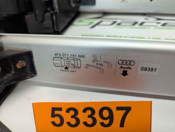 Bagażnik dachowy bazowy belki poprzeczki Audi A6 C6 4F Avant 2005-2010